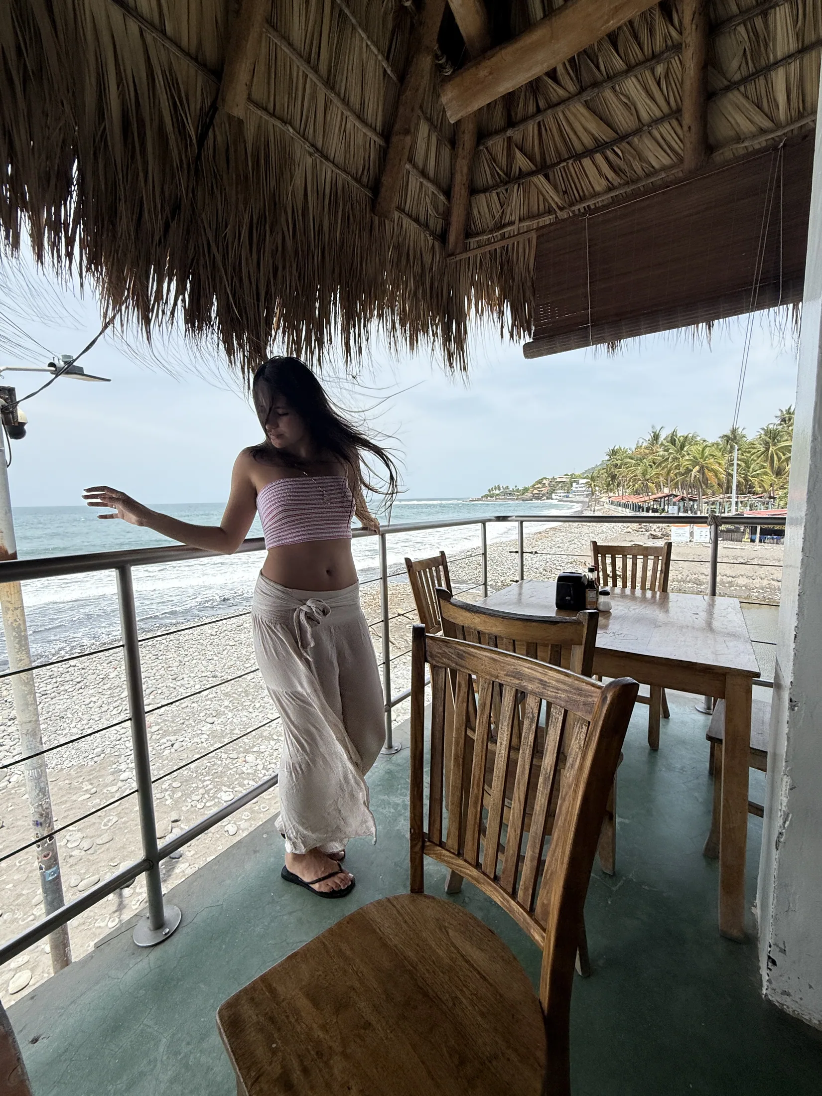 Playa El Palmarcito ocean view restaurant